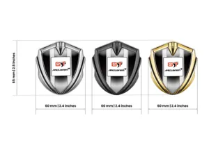 McLaren Emblema Coche Insignia Duradero Chic Metal
